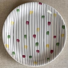 PLAT ROND FAIENCE DE SALINS