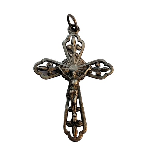 05k4 antique cross pendant - 05k4,