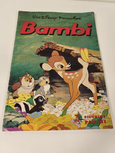 Vintage album panini bambi - album,