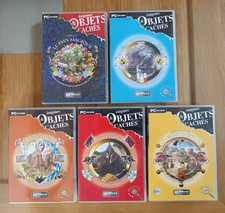 5 JEUX PC (idem Big Fish) Objets Cachés Enigmes - Comme NEUF
