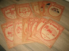 13 anciens Livres roses pour
