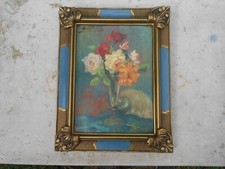 Ancien tableau peinture - , huile