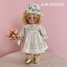 Poupée ancienne en biscuit Armand Marseille Googly Eyes