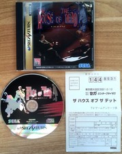 THE HOUSE OF THE DEAD COMPLET BOÎTE NOTICE REG CARD SEGA SATURN NTSC JAP CIB OVP