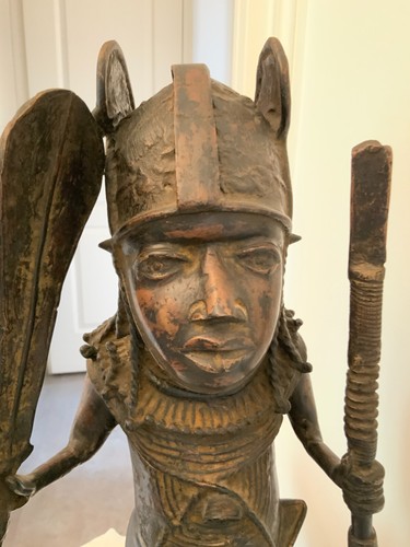 Statue africaine bronze - statue,