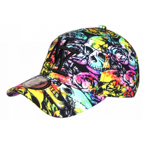 Casquette skull turquoise - casquette,