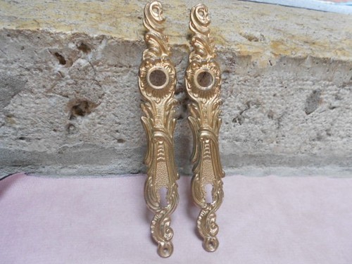 Paire ancienne plaques de - paire,