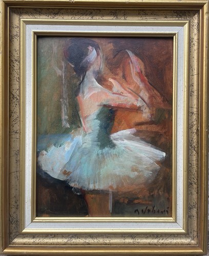 Tableau peinture cadre 20è - cadre,