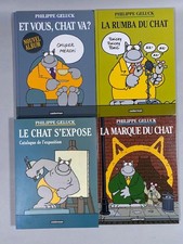 Lot 4 BD LE CHAT Casterman PHILIPPE GELUCK Excellent état EO