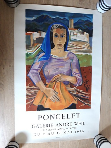 Affiche ancienne originale - affiche,