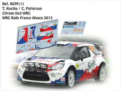 Decals citroën ds3 wrc - ds3,