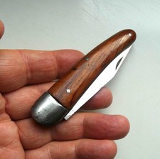 Couteau pliant manche bois