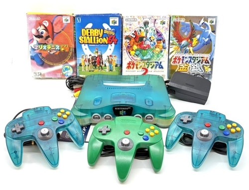 Console nintendo clear blue - nintendo, 64