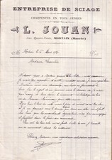 MORTAIN - LETTRE L. JOUAN 