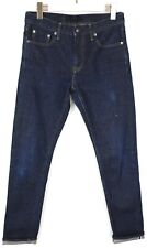 UNIQLO Jeans Slim Droits Pour Hommes W30/L34 Selvedge Stretch Zip Fly