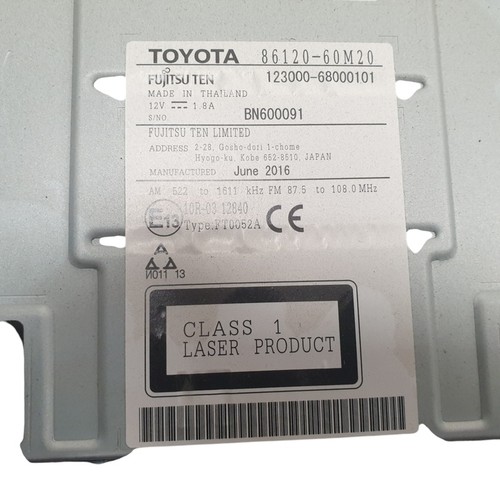 8612060m20 autoradio toyota - 8612060m20,