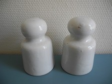 anciens isolateurs électriques céramique déco indus loft electrical insulators