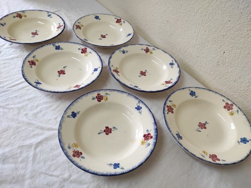 Anciennes assiettes creuses - assiettes,