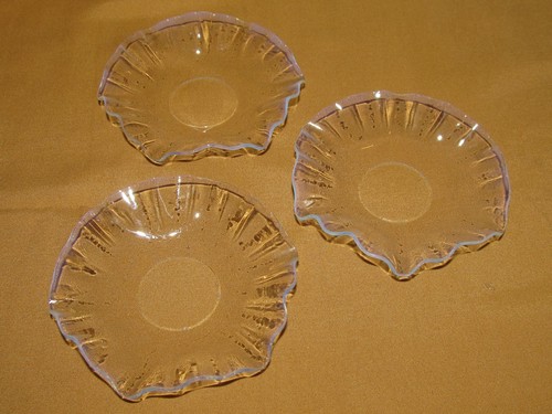 Lot bobèches en verre - de, 3