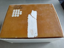 6 verres anciens Daum modèle Pommard dans leur boite d'origine hauteur 16 cm