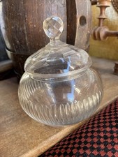 Bonbonnière Ancienne En Verre