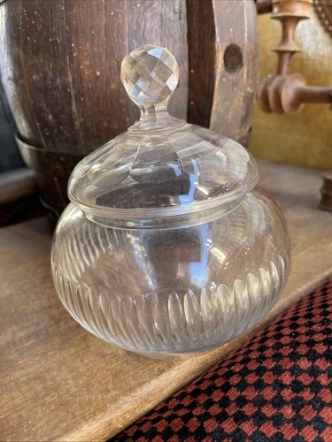Bonbonnière ancienne verre - ancienne, en