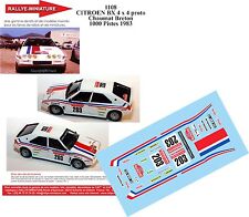 DECALS 1/43 REF 1108 CITROEN