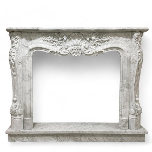 Cadre cheminée décoré - cadre,