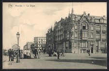 CPA Knocke, La Digue 1915 