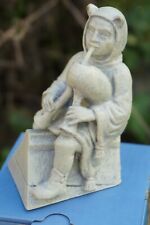 LB05 FIGURINE GARGOUILLE JOUEUR CORNEMUSE DRAGON GOTHIQUE CATHEDRALE J. BOSCH