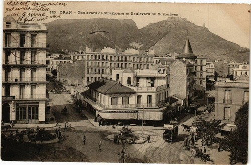 Cpa algérie oran boulevard - cpa, algérie-oran-boulevard