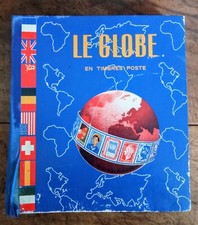 Vintage: ancien album de timbres LE GLOBE EN TIMBRES POSTE   Cxx