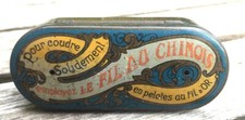Ancienne Boite Tole / Métal LE FIL AU CHINOIS