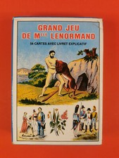 TAROT - GRAND JEU DE  Mlle LENORMAND, TAROT DIVINATOIRE CARTOMANCIE GRIMAUD TBE