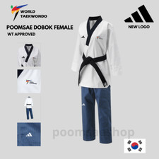 Dobok Adidas Poomsae uniform (Female) Taekwondo WT Dan Junior/senior NEW LOGO
