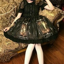 Femme lolita robe plissé - lolita,