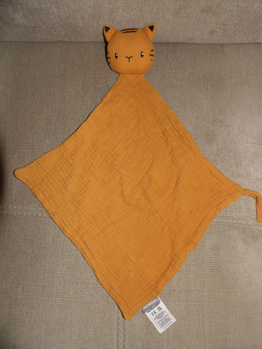 Doudou plat vert baudet chat - doudou,