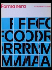 FORMA NERA -FONDERIE NEBIOLO