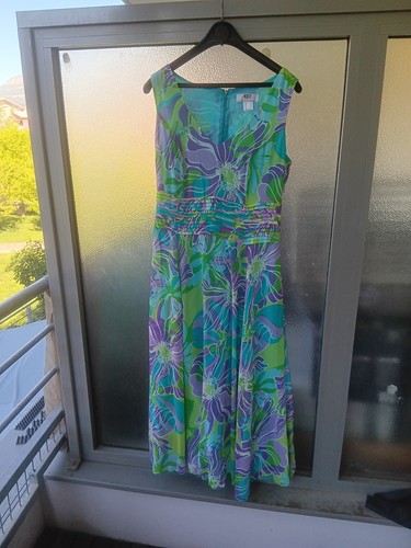 Robe multicolore voile - en,