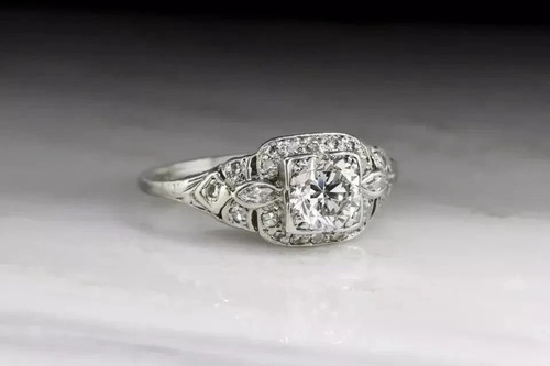 Bague fiançailles vintage - bague,
