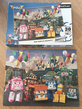 PUZZLE ROBOCAR POLI " JOUR DE FETE A VROUM VILLE " (30 pièces)