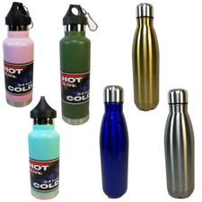 Bidon Thermique Eco Bouteille 500 750 ML Couleur Chaud Froid Acier 3278