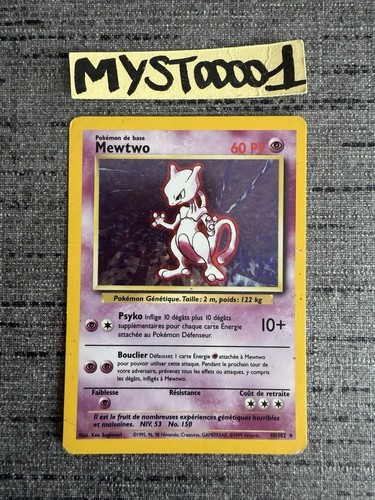Carte pokémon mewtwo 102 - carte,