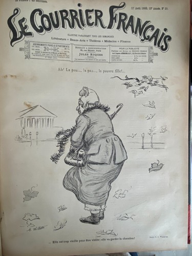 Courrier francais 8 1893 - le,