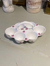 porte oeufs 6 oeufs porcelaine