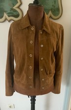 Blouson femme 100% cuir caramel - Les Petites - Taille M