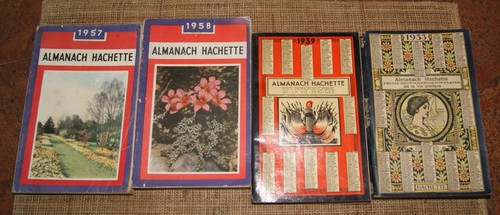 Lot almanach hachette 1933 - 4,