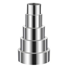 Réducteur de cheminée de tuyau de conduit en acier inoxydable pour réglage de