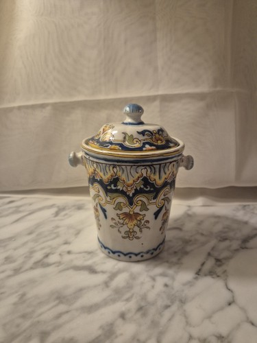Rare pot faïence de - pot,