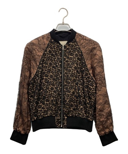 Veste blouson femme dentelle